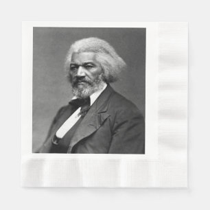 Black History Icons: Older Frederick Douglass Napkin