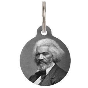 Black History Icons: Older Frederick Douglass Pet Tag
