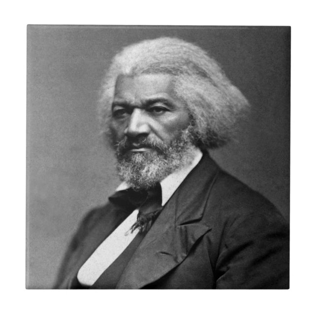 Black History Icons: Older Frederick Douglass Tile (Front)