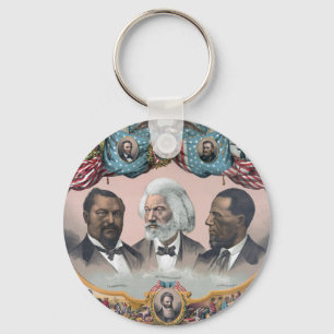 Black History Icons: With Frederick Douglass Key Ring