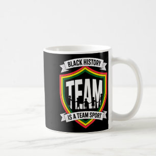 Black History Is A Team Sport Unity For Kids Youth Coffee Mug