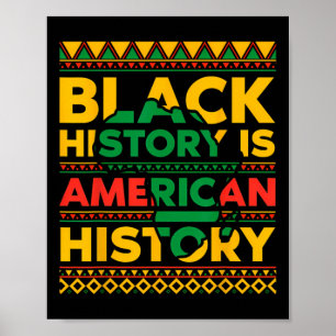 Black History Is American History Black History Mo Poster