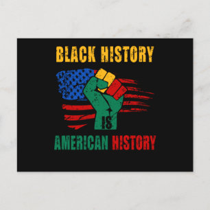 Black History Is American History Month Postcard