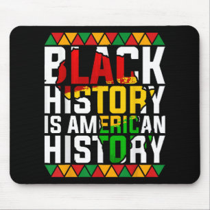 Black History Is American History Patriotic Mouse Mat