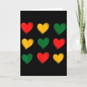 Black History Is My Valentine Black Women Pan Afri Card