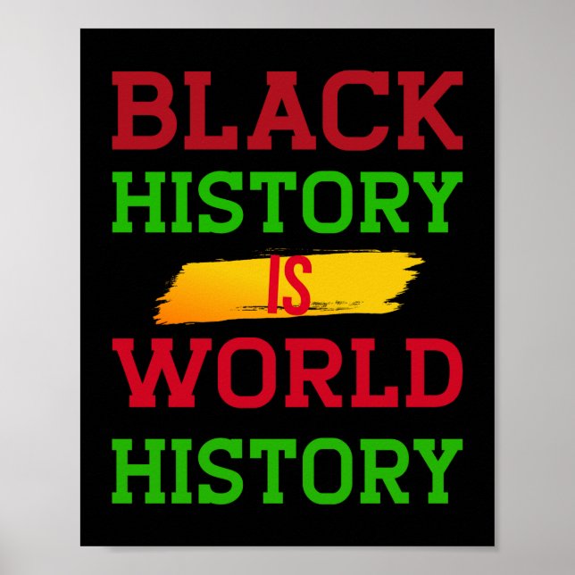 Black History Is World History (2) Poster (Front)