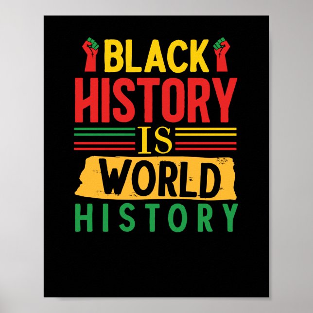 Black History Is World History (3) Poster (Front)