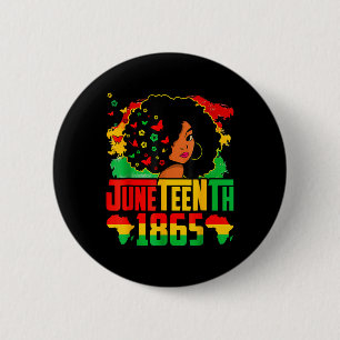 Black History Juneteenth Is My Independence Day Bl 6 Cm Round Badge