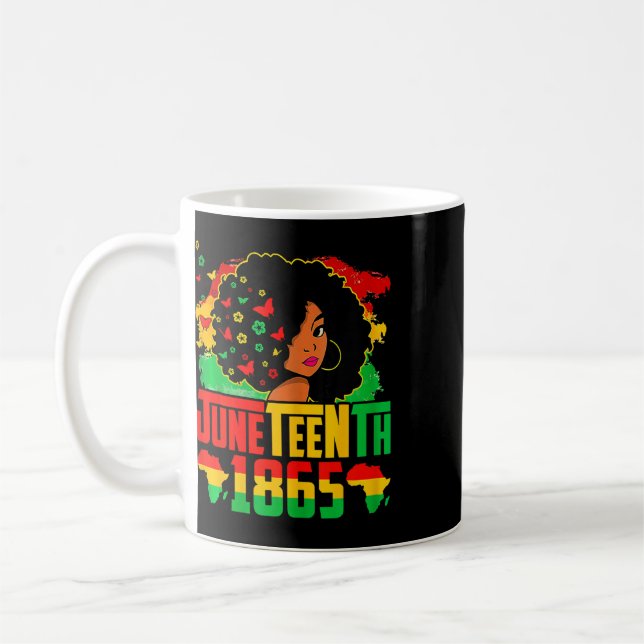 Black History Juneteenth Is My Independence Day Bl Coffee Mug (Left)