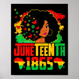 Black History Juneteenth Is My Independence Day Bl Poster