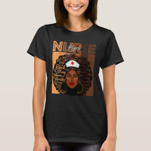 Black History Juneteenth Psych Nurse African Melan T-Shirt
