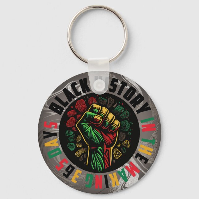 Black History Keychain Honour the Culture (Front)