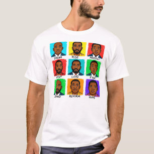 Black History Lessons Inspirational Art T-Shirt