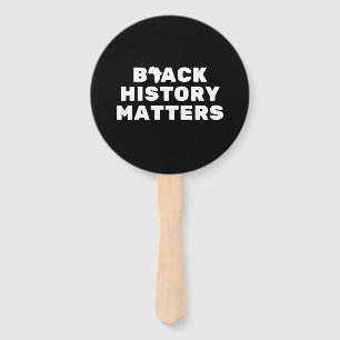 Black History Matters Hand Fan