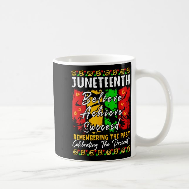 Black History Melanin Juneteenth is Independence Coffee Mug (Right)