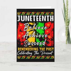 Black History Melanin Juneteenth Is My Independenc Card