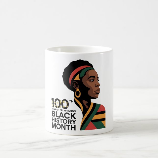 Black History Month – 100 Years of Celebration  Coffee Mug (Center)