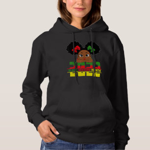 Black History Month 2022 24 7 365 Black Girl Melan Hoodie