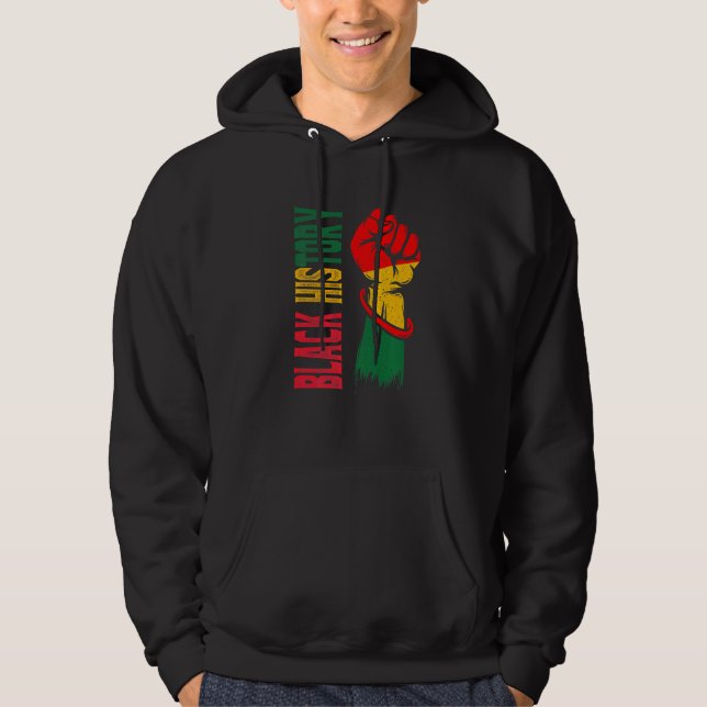 Black History Month 2022 Bhm African American Powe Hoodie (Front)