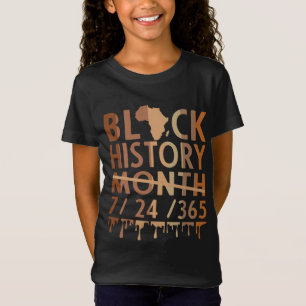 Black History Month 2022 Black History 365 Melanin T-Shirt