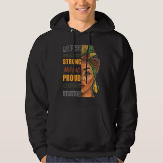 Black History Month 2022 Strong Black Women Melani Hoodie