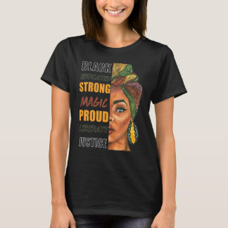 Black History Month 2022 Strong Black Women Melani T-Shirt