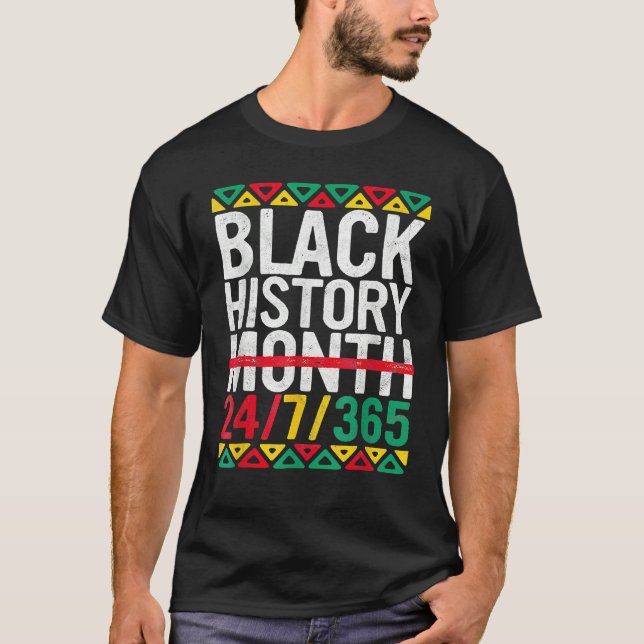Black History Month 2023 Black History 247365 Mela T-Shirt (Front)