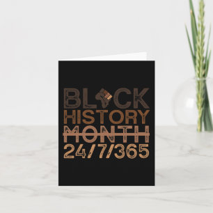Black History Month 2023 Black History 365 Melanin Card