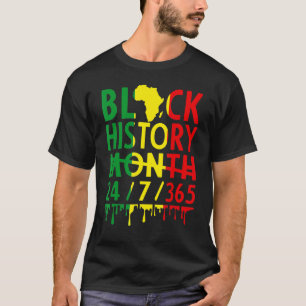 Black History Month 2023 Black History 365 Melanin T-Shirt