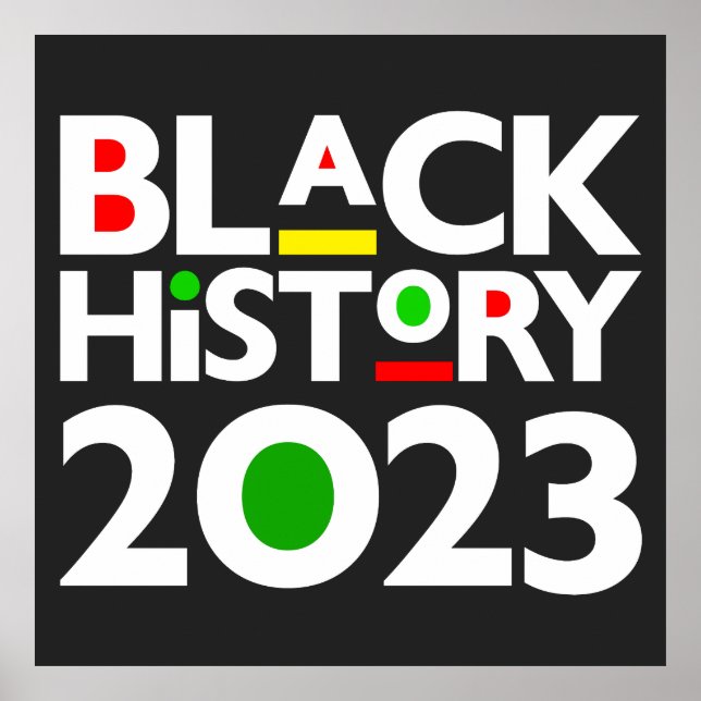 Black History Month 2023 Melanin Sista Bruh Love Poster (Front)