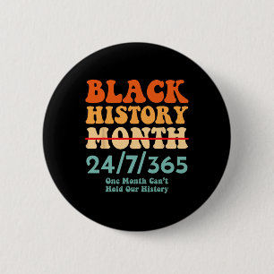 Black History Month 2025 6 Cm Round Badge