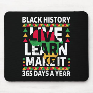 Black History Month 2025 Apparel Mouse Mat