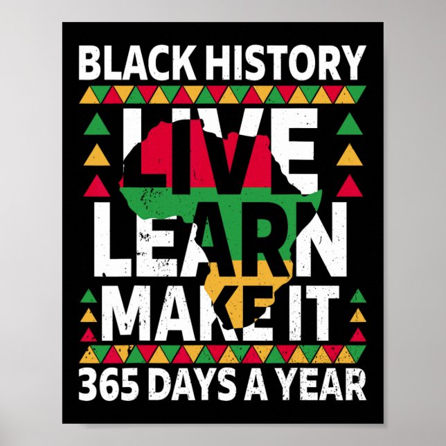 Black History Month 2025 Apparel  Poster (Front)