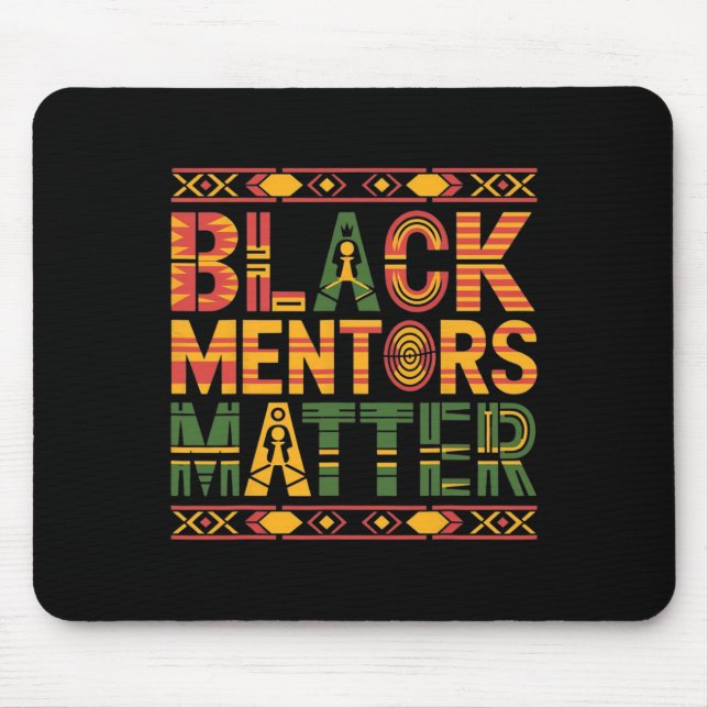 Black History Month 2025 Black Mentors Problem  Mouse Mat (Front)