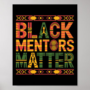 Black History Month 2025 Black Mentors Problem Poster