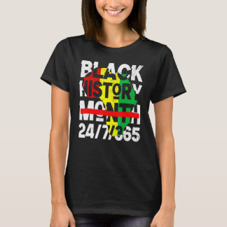 Black History Month 247365 2023 Proud African Mela T-Shirt