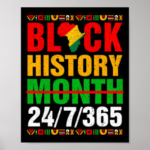 Black History Month 247365 African American Men Wo Poster