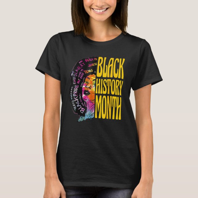 Black History Month 247365 African American Pride  T-Shirt (Front)