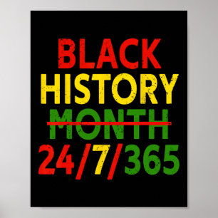 Black History Month 247365 African Melanin Black G Poster
