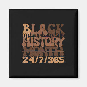Black History Month 247365 African Melanin Black P Magnet