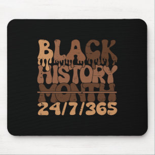 Black History Month 247365 African Melanin Black P Mouse Mat