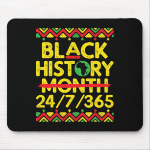 Black History Month 247365 African Melanin Black P Mouse Mat