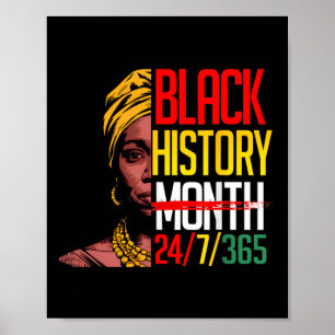 Black History Month 247365 African Melanin Pride A Poster