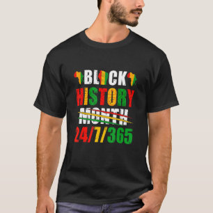 Black History Month 247365 African Women Men Tee
