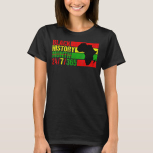 Black History Month 247365 Black History Month 202 T-Shirt
