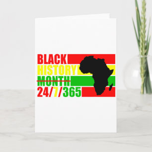 Black History Month 247365 Black History Month 2 T Card
