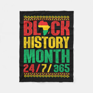 Black History Month 247365 Shirt Africa For Men Wo Fleece Blanket