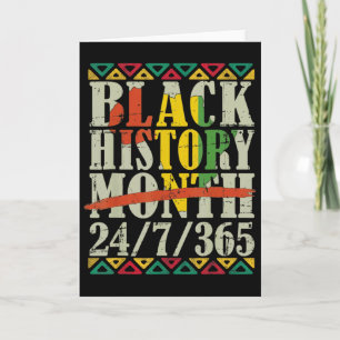 Black History Month 247365 With African Map Flag 1 Card