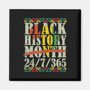 Black History Month 247365 With African Map Flag 1 Magnet