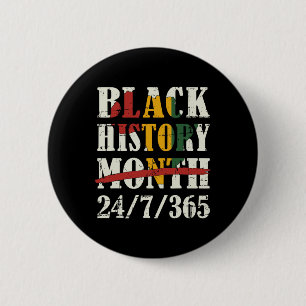 Black History Month 247365 With African Map Flag 6 Cm Round Badge